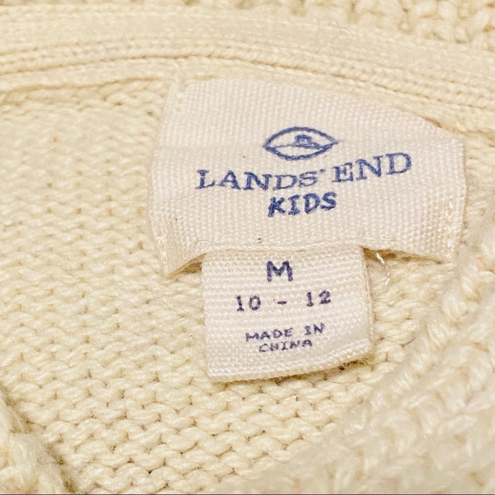 LANDS END KIDS PULLOVER SWEATER M (10-12) - Picture 6 of 8